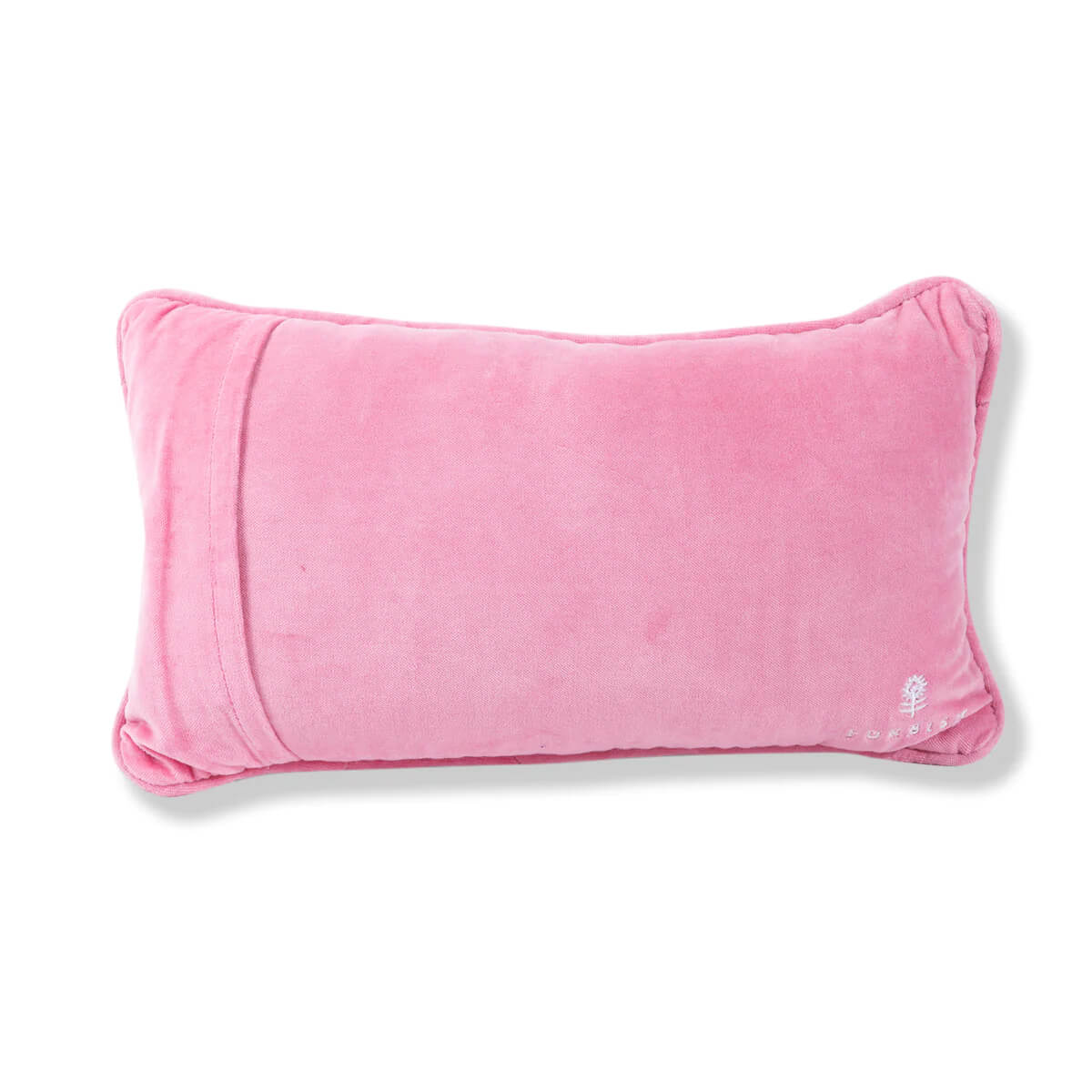 Furbish Studio Ain't Nobody Needlepoint Pillow back pink | MILK MONEY milkmoney.co | women's accessories. cute accessories. trendy accessories. cute accessories for girls. ladies accessories. women's fashion accessories.