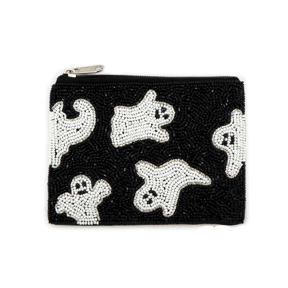 Ghost Beaded Coin Bag