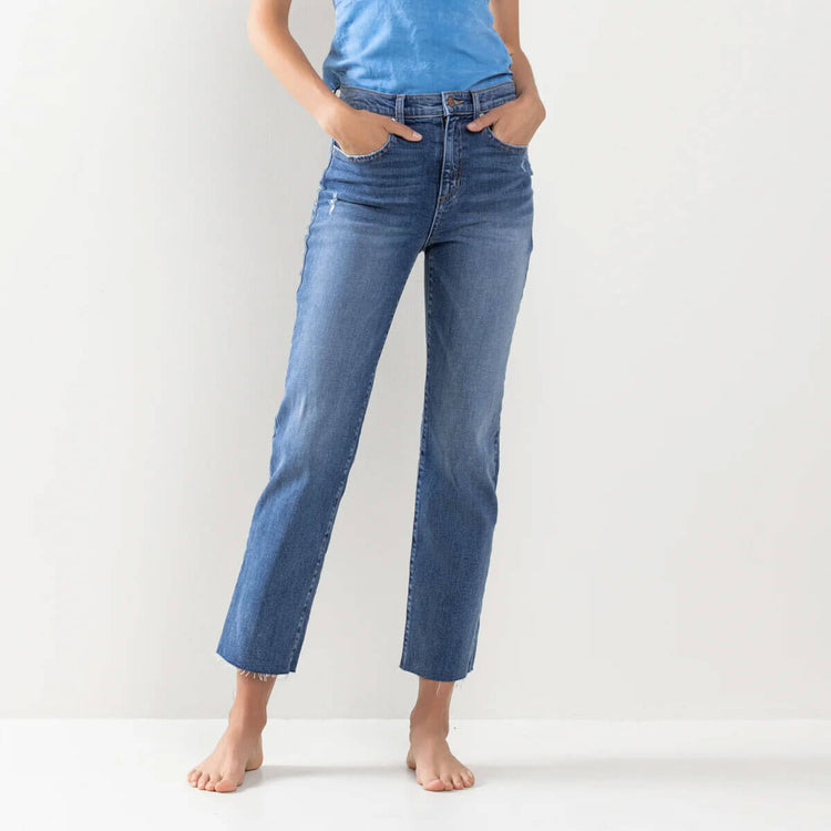 Style & Co Womens Blue Slim Leg High Rise Jeans Size 12 - beyond