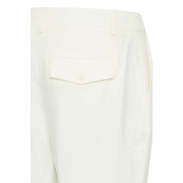 High Waisted Workday Slacks white back detail | MILK MONEY milkmoney.co | cute pants for women. cute trendy pants.