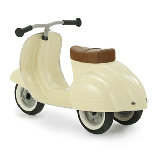 Kid's Primo Sierra Ride-On Scooter cream back | MILK MONEY milkmoney.co | white elephant gift ideas, gift, mother's day gift ideas, white elephant gift, gift shops near me, cute home decor, mother's day gift, cute home accents, handmade in USA, elegant home decor