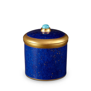 L'Objet Lapis Candle front blue | MILK MONEY milkmoney.co | white elephant gift ideas, gift, mother's day gift ideas, white elephant gift, gift shops near me, cute home decor, mother's day gift, cute home accents, handmade in USA, elegant home decor
