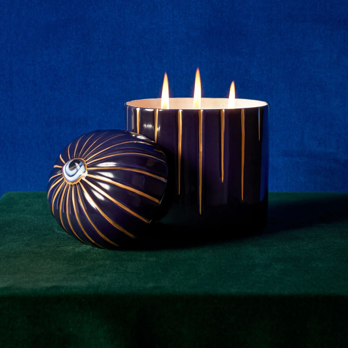 L'Objet Lito Blu Candle 3-wick