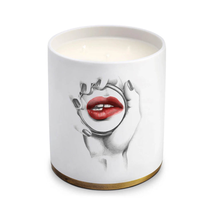 L'Objet Oh Mon Dieu No.69 Candle - 3 Wick front | MILK MONEY milkmoney.co | white elephant gift ideas, gift, mother's day gift ideas, white elephant gift, gift shops near me, cute home decor, mother's day gift, cute home accents, handmade in USA, elegant home decor
