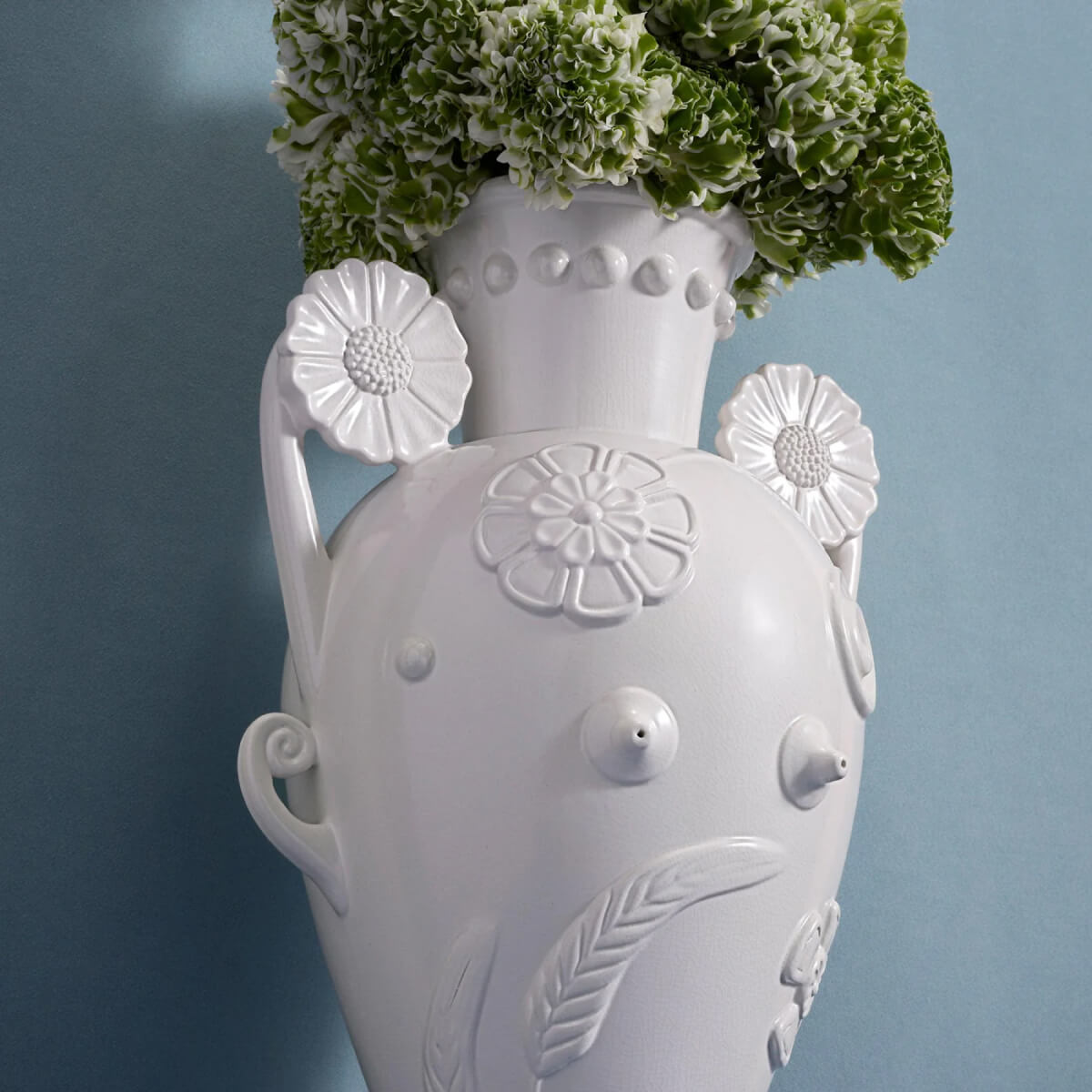 L'Objet Pantheon Persephone Amphora white detail | MILK MONEY | milkmoney.co | home decor, cute home decor, luxury home decor