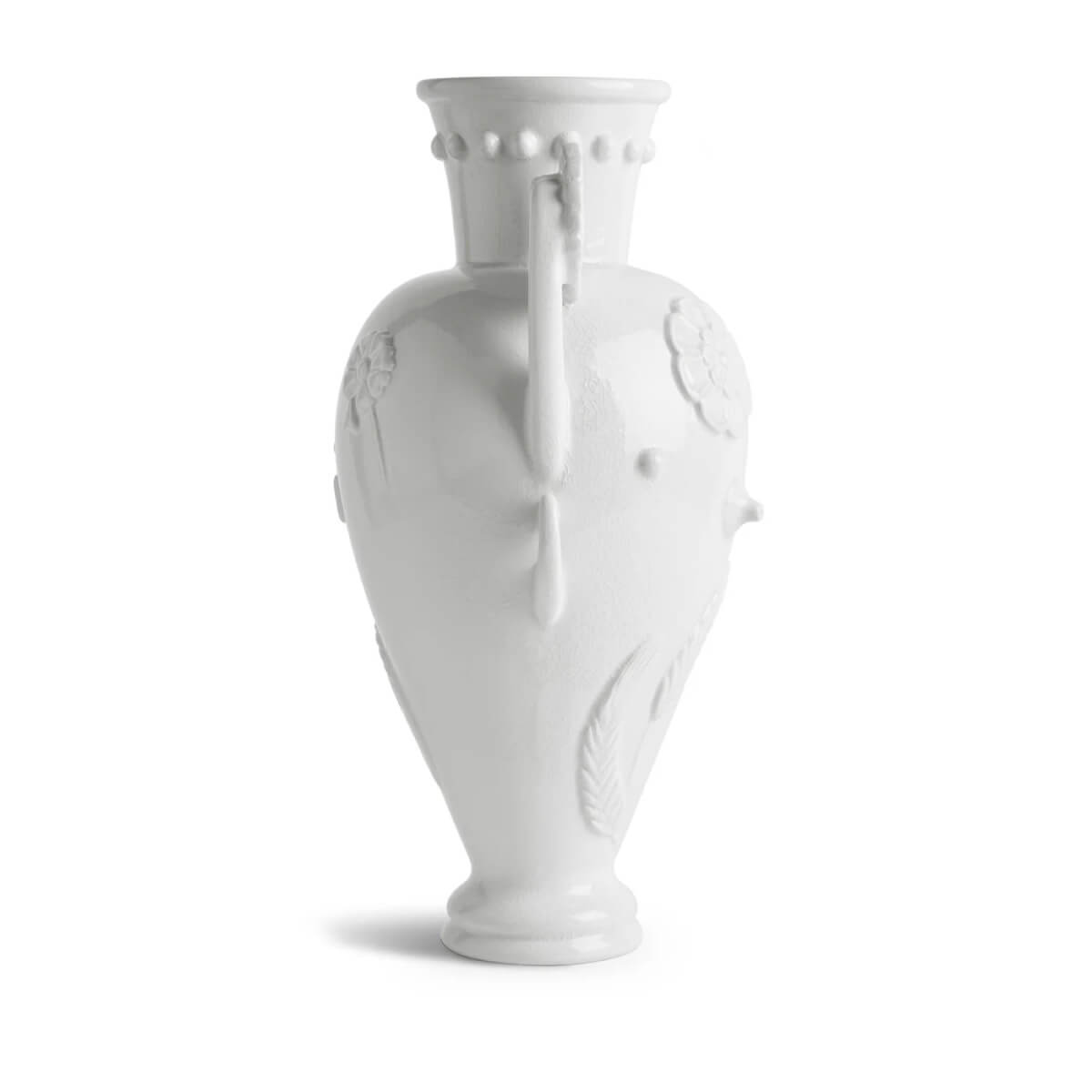 L'Objet Pantheon Persephone Amphora white side | MILK MONEY | milkmoney.co | home decor, cute home decor, luxury home decor