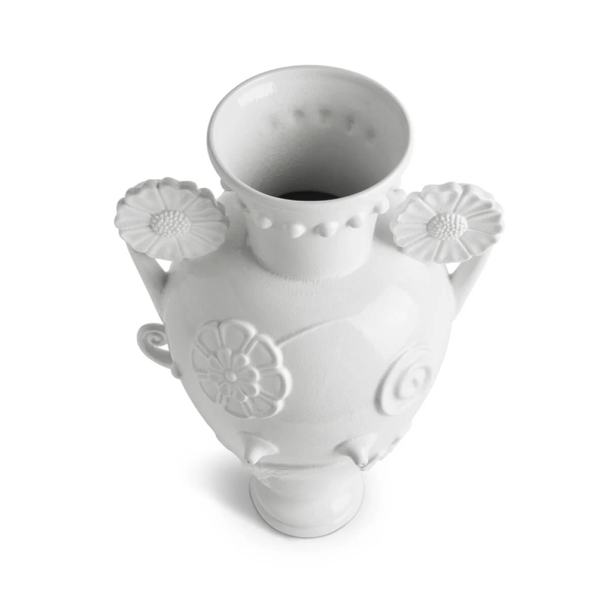 L'Objet Pantheon Persephone Amphora white top | MILK MONEY | milkmoney.co | home decor, cute home decor, luxury home decor