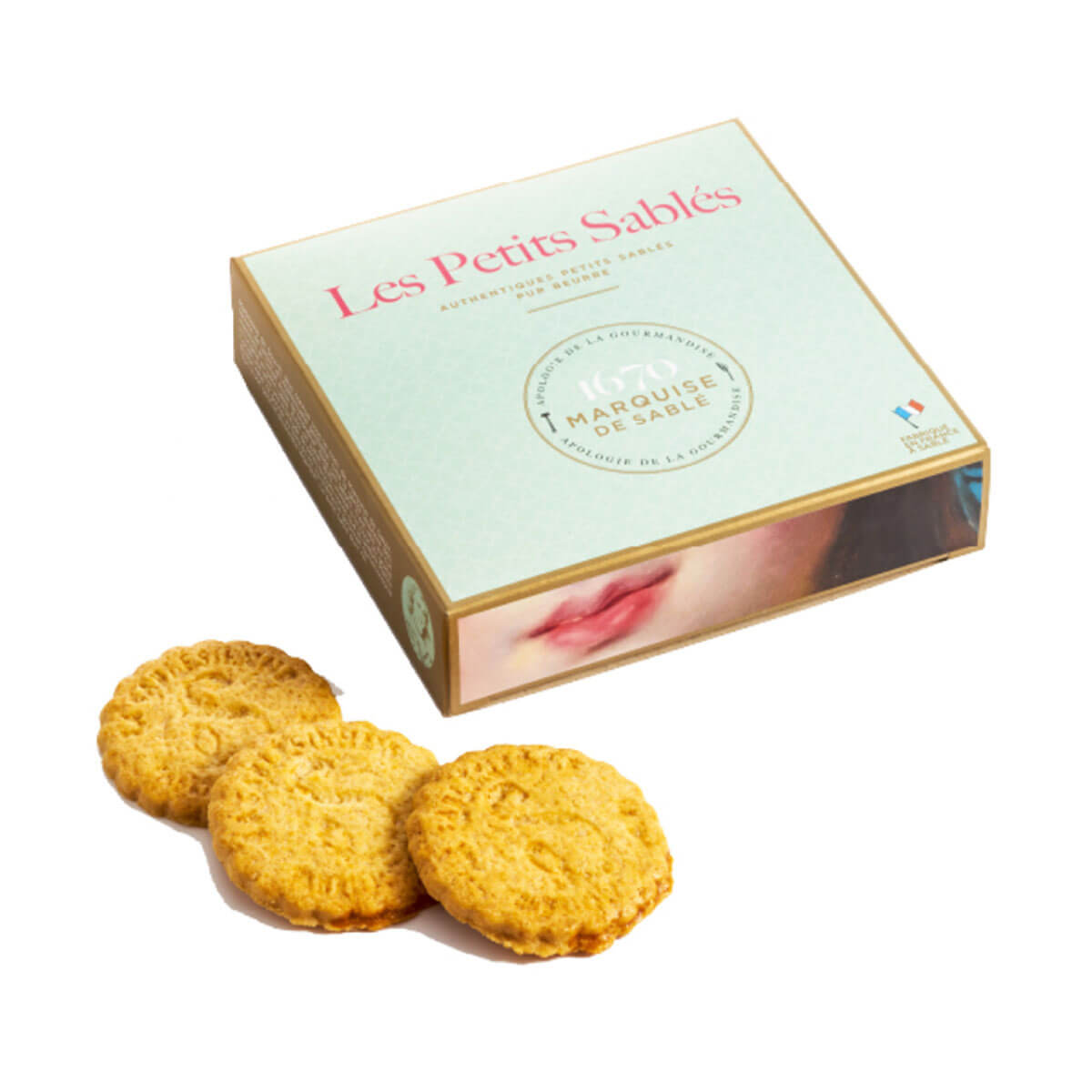 La Sablesienne Shortbread Cookies front | MILK MONEY milkmoney.co | white elephant gift ideas, gift, mother's day gift ideas, white elephant gift, gift shops near me