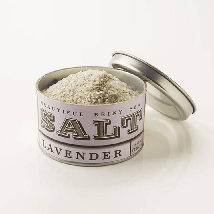 Lavender Sea Salt beautiful briny sea front | MILK MONEY milkmoney.co | white elephant gift ideas, gift, mother's day gift ideas, white elephant gift, gift shops near me