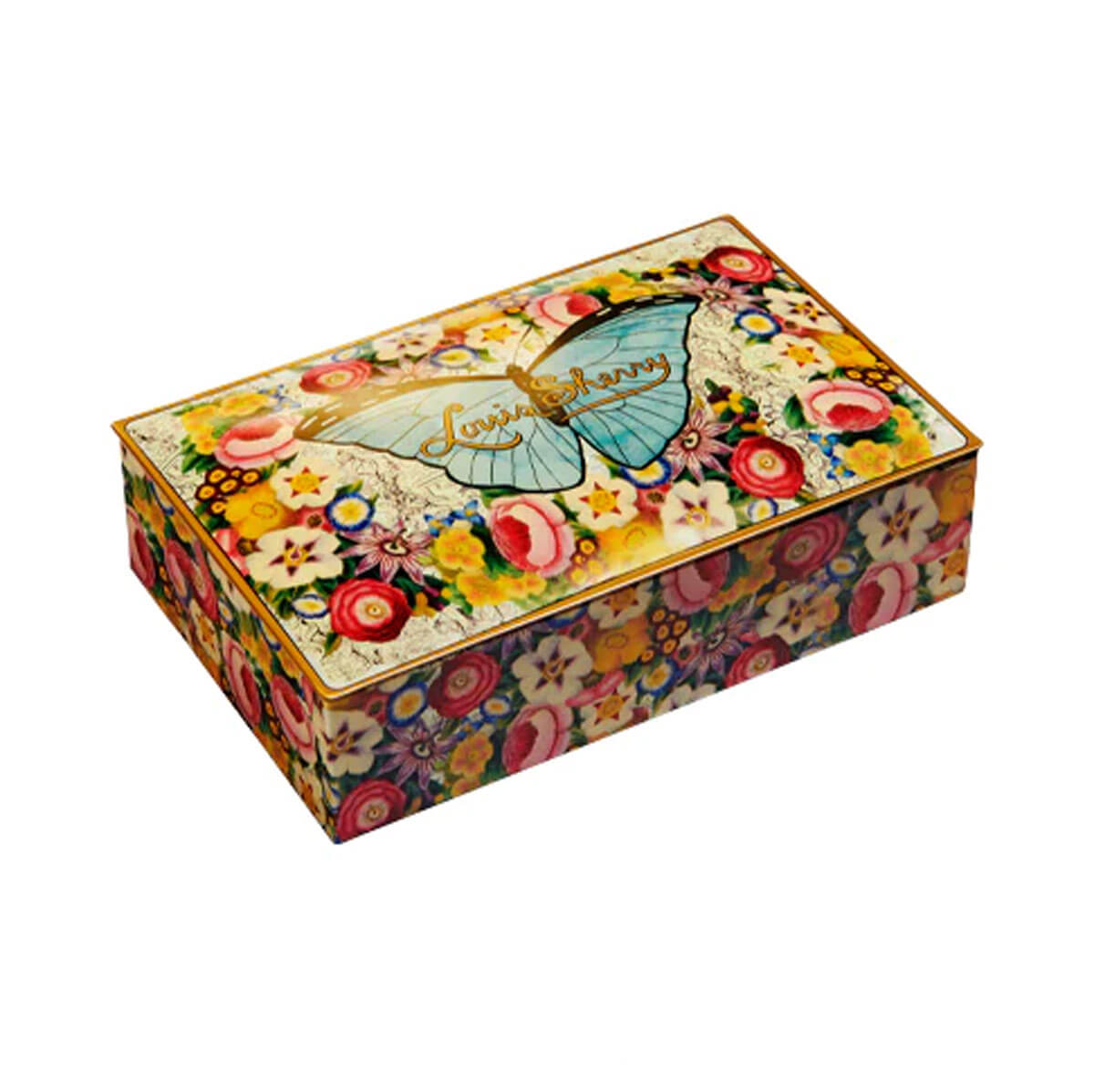 Louis Sherry Chocolates Butterfly by John Derian front | MILK MONEY milkmoney.co | white elephant gift ideas, gift, mother's day gift ideas, white elephant gift, gift shops near me