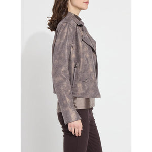 Lysse Amelia Moto Jacket ash grey side | MILK MONEY milkmoney.co | cute jackets for women. cute coats. cool jackets for women. stylish jackets for women. trendy jackets for women. trendy womens coats.
