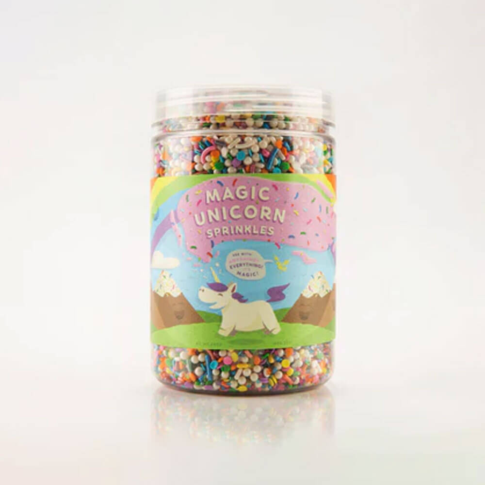 Magic Unicorn Sprinkles! front | MILK MONEY milkmoney.co | white elephant gift ideas, gift, mother's day gift ideas, white elephant gift, gift shops near me, cute home decor, mother's day gift, cute home accents, handmade in USA, elegant home decor