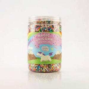 Magic Unicorn Sprinkles! front | MILK MONEY milkmoney.co | white elephant gift ideas, gift, mother's day gift ideas, white elephant gift, gift shops near me, cute home decor, mother's day gift, cute home accents, handmade in USA, elegant home decor