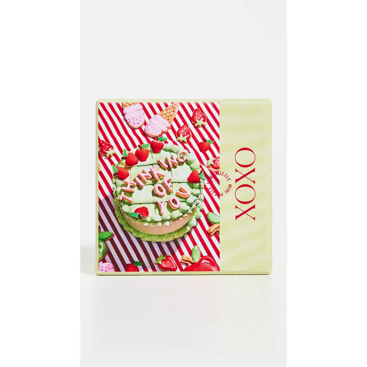 Piecework Puzzles XOXO Mini Puzzle  front | MILK MONEY milkmoney.co | white elephant gift ideas, gift, mother's day gift ideas, white elephant gift, gift shops near me