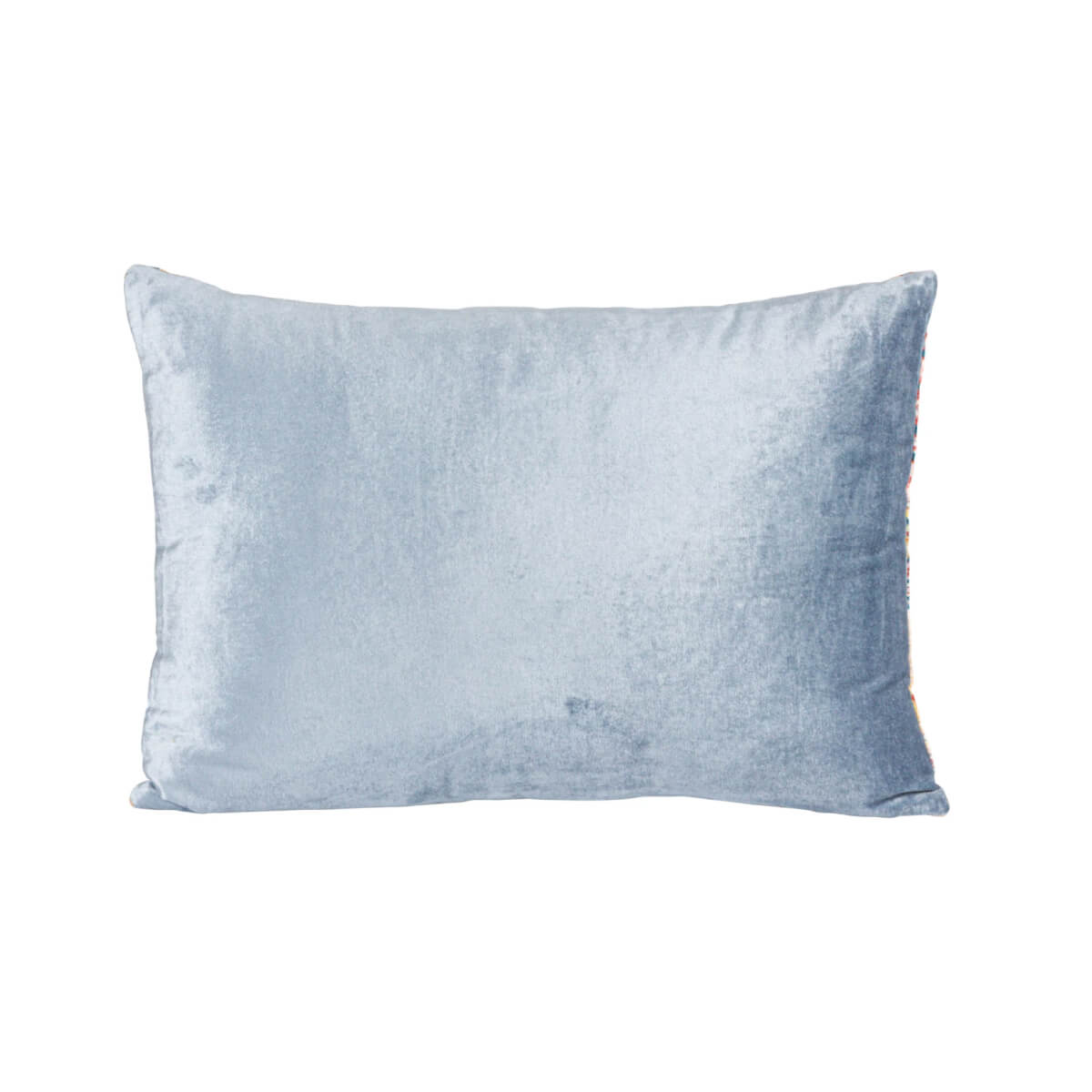 Printed Velvet Lumbar Pillow