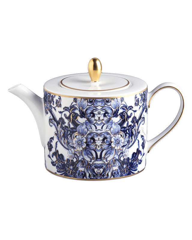 Roberto Cavalli Blue Flower Teapot
