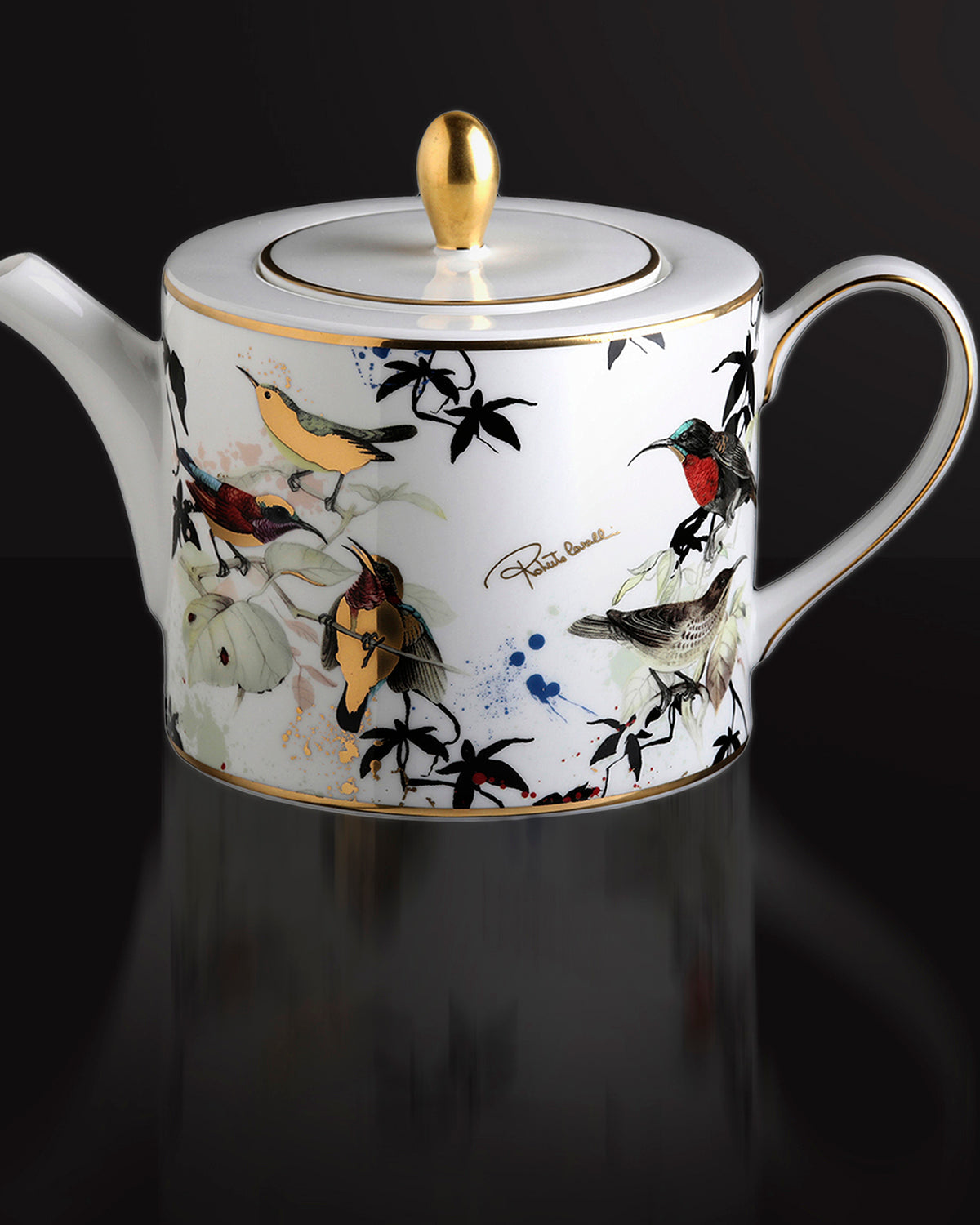 Roberto Cavalli Garden Birds Teapot
