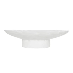 Resin Pedestal Bowl white front | MILK MONEY milkmoney.co | 	Home decor online, Modern home decor, Luxury home furnishings, Best home decor, Home accessories for sale, Living room furniture sets, Kitchen decor ideas, Wall art for home, Bathroom accessories, Vintage home decor, Minimalist home decor
