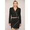Rhinestone Trimmed Cropped Blazer | Women's Jackets | MILK MONEY