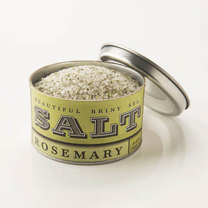 beautiful briny sea Rosemary Sea Salt | MILK MONEY milkmoney.co | white elephant gift ideas, gift, mother's day gift ideas, white elephant gift, gift shops near me