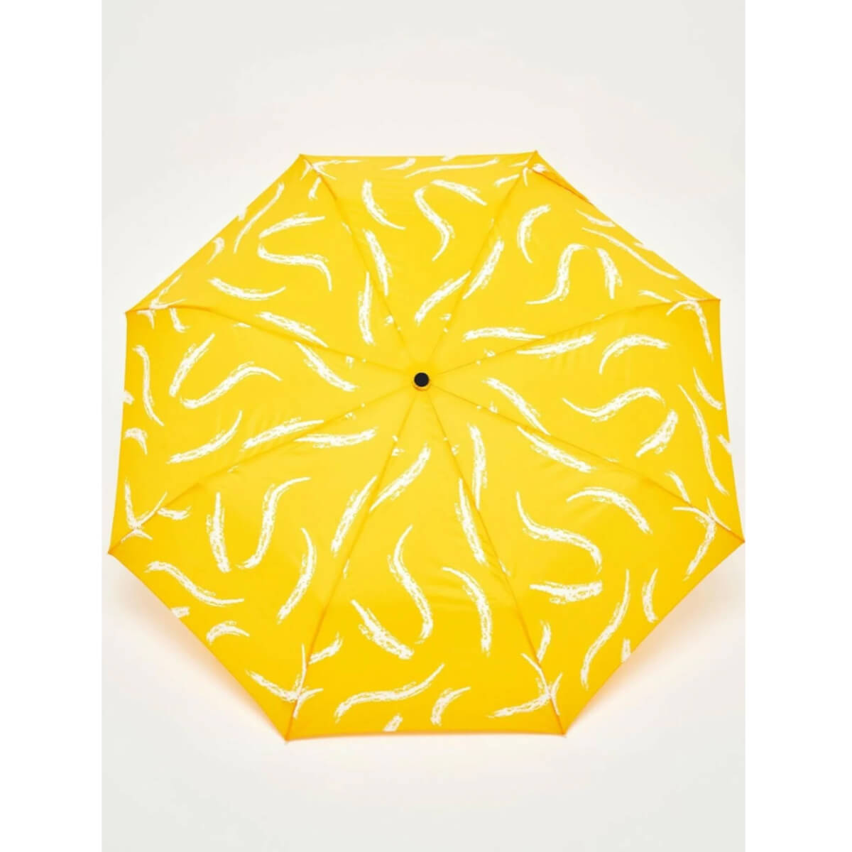 Saffron Brush Compact Duckhead Umbrella front | MILK MONEY milkmoney.co | white elephant gift ideas, gift, mother's day gift ideas, white elephant gift, gift shops near me, cute umbrella