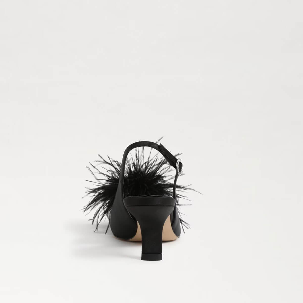 Sam Edelman Bianka Feather Slingback Pump black back | MILK MONEY milkmoney.co | cute shoes for women. ladies shoes. nice shoes for women. footwear for women. ladies shoes online. ladies footwear. womens shoes and boots. pretty shoes for women. beautiful shoes for women.