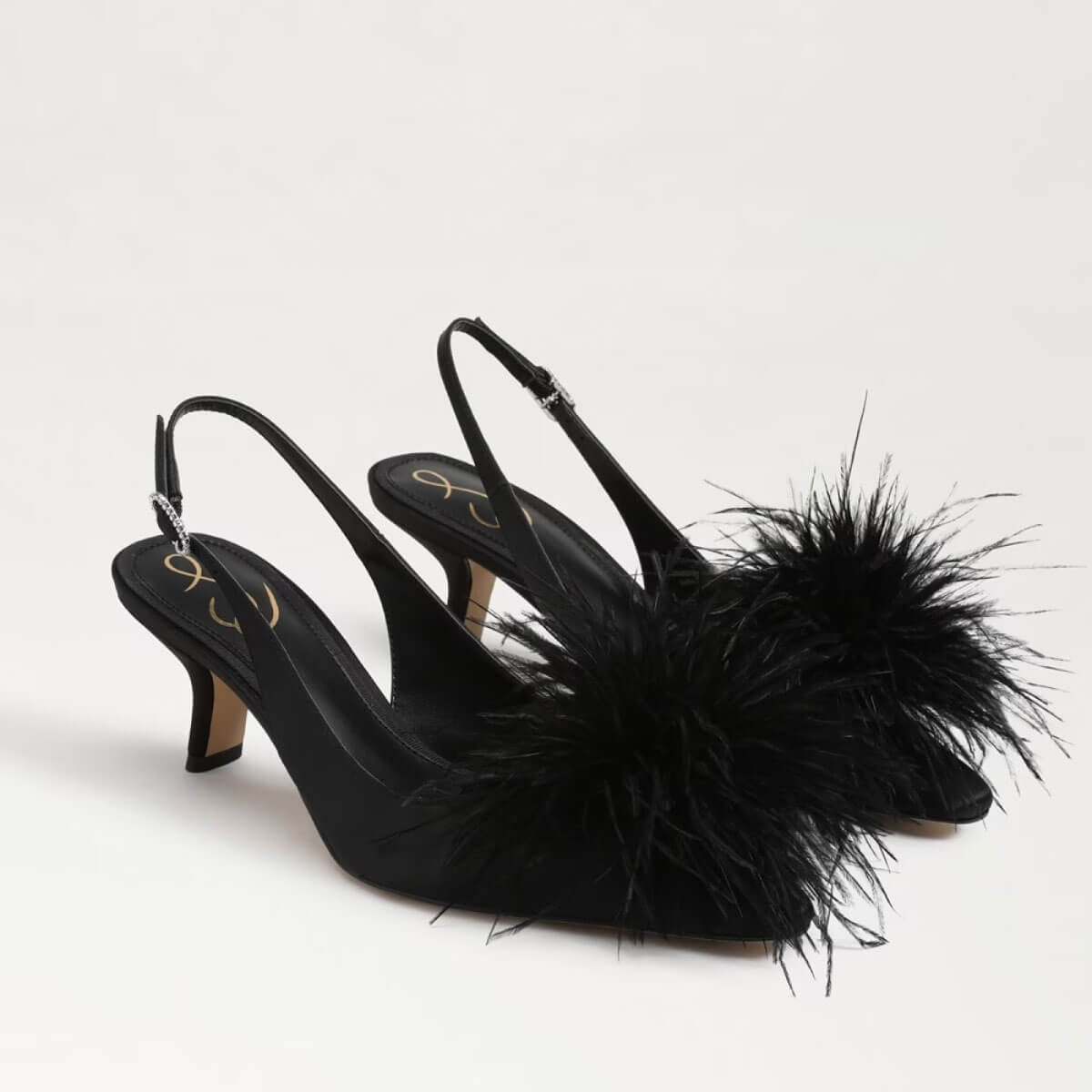 Sam Edelman Bianka Feather Slingback Pump black | MILK MONEY milkmoney.co | cute shoes for women. ladies shoes. nice shoes for women. footwear for women. ladies shoes online. ladies footwear. womens shoes and boots. pretty shoes for women. beautiful shoes for women. 