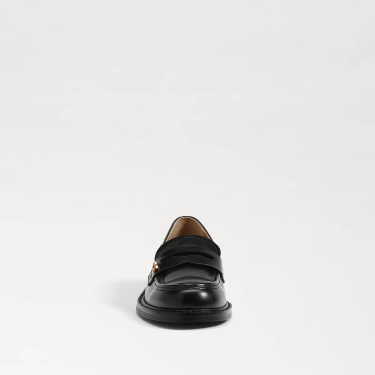 Sam edelman black leather loafers on sale