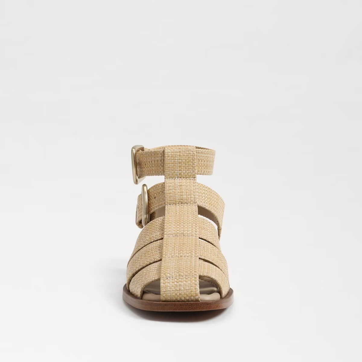 Sam Edelman Dawn Ankle Buckle Sandal linen front | MILK MONEY milkmoney.co | cute sandals for women. cute slides for women. trendy womens sandals. women sandals online. pretty sandals for women. cute slides womens.