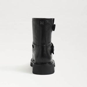 Sam Edelman Kinsley Motorcycle Boot black leather back | MILK MONEY milkmoney.co | cute shoes for women. ladies shoes. nice shoes for women. footwear for women. ladies shoes online. ladies footwear. womens shoes and boots. pretty shoes for women. beautiful shoes for women. 
