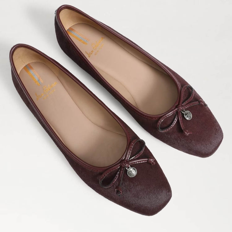 Sam Edelman Meadow Ballet Flat French Burgundy top | MILK MONEY milkmoney.co | cute shoes for women. ladies shoes. nice shoes for women. footwear for women. ladies shoes online. ladies footwear. womens shoes and boots. pretty shoes for women. beautiful shoes for women.