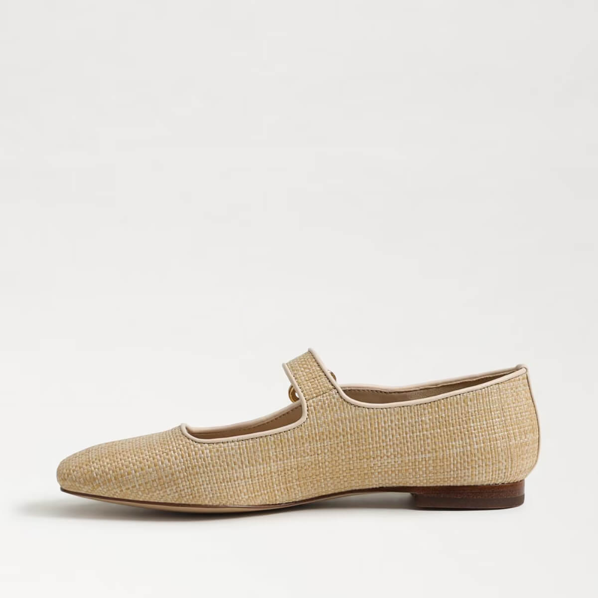 Sam Edelman Michaela Mary Jane Flat Bleached Beechwood Weave side | MILK MONEY milkmoney.co | cute shoes for women. ladies shoes. nice shoes for women. footwear for women. ladies shoes online. ladies footwear. womens shoes and boots. pretty shoes for women. beautiful shoes for women. 
