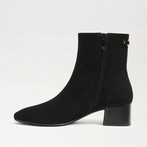 Sam Edelman Paige Ankle Bootie black suede side | MILK MONEY milkmoney.co | cute shoes for women. ladies shoes. nice shoes for women. footwear for women. ladies shoes online. ladies footwear. womens shoes and boots. pretty shoes for women. beautiful shoes for women. 
