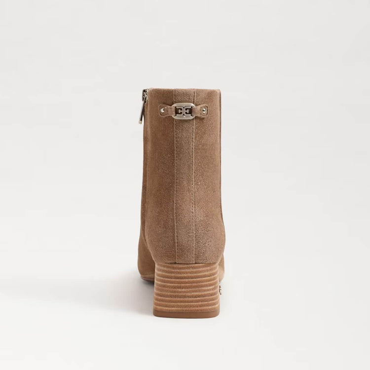 Sam Edelman Paige Ankle Bootie almond back | MILK MONEY milkmoney.co | cute shoes for women. ladies shoes. nice shoes for women. footwear for women. ladies shoes online. ladies footwear. womens shoes and boots. pretty shoes for women. beautiful shoes for women. 
