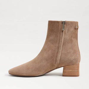 Sam Edelman Paige Ankle Bootie almond side | MILK MONEY milkmoney.co | cute shoes for women. ladies shoes. nice shoes for women. footwear for women. ladies shoes online. ladies footwear. womens shoes and boots. pretty shoes for women. beautiful shoes for women. 
