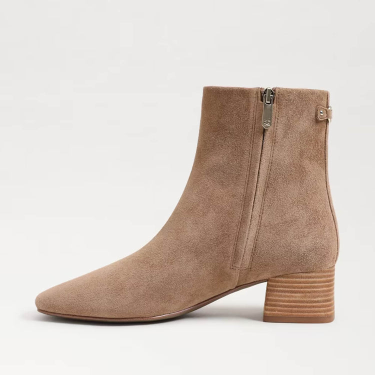 Sam Edelman Paige Ankle Bootie almond side | MILK MONEY milkmoney.co | cute shoes for women. ladies shoes. nice shoes for women. footwear for women. ladies shoes online. ladies footwear. womens shoes and boots. pretty shoes for women. beautiful shoes for women. 
