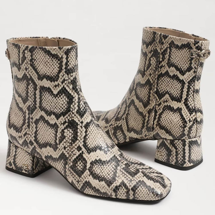 Sam Edelman Paige Ankle Bootie snake side | MILK MONEY milkmoney.co | cute shoes for women. ladies shoes. nice shoes for women. footwear for women. ladies shoes online. ladies footwear. womens shoes and boots. pretty shoes for women. beautiful shoes for women. 
