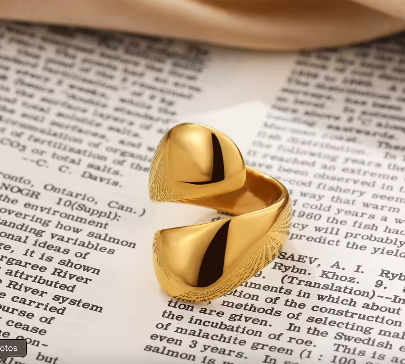 Sculptural Wrap Ring