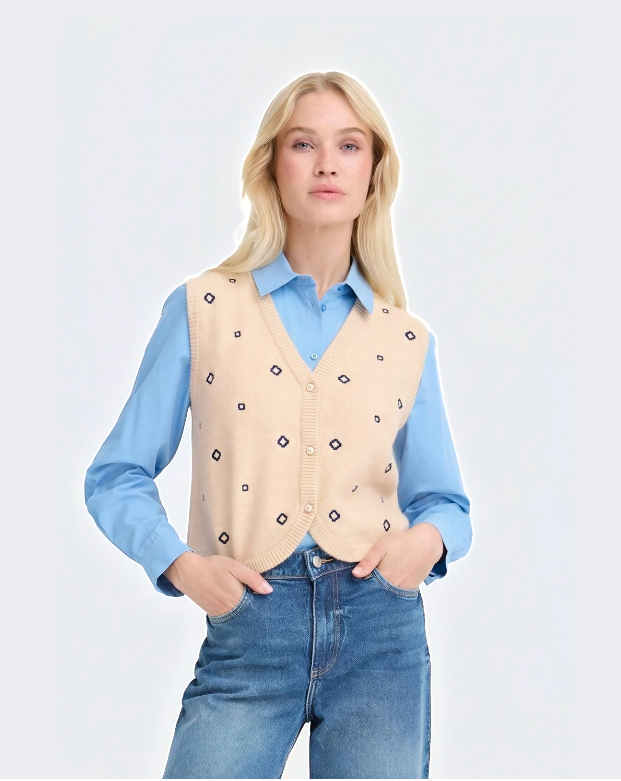 Bynadika Embroidered Vest