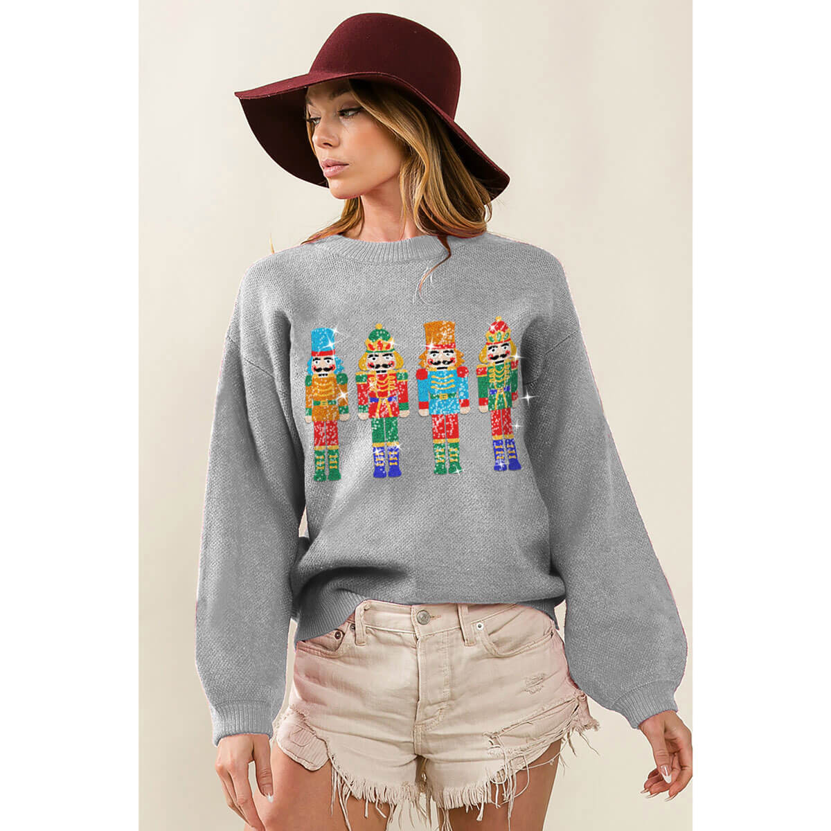 Sequins Nutcracker Sweater