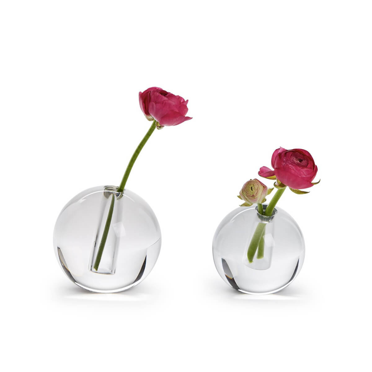 Set of 2 Circle Crystal Vases  front | MILK MONEY milkmoney.co | 	Home decor online, Modern home decor, Luxury home furnishings, Best home decor, Home accessories for sale, Living room furniture sets, Kitchen decor ideas, Wall art for home, Bathroom accessories, Vintage home decor, Minimalist home decor