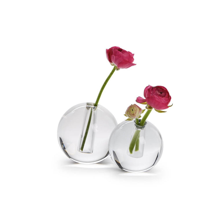 Set of 2 Circle Crystal Vases  front | MILK MONEY milkmoney.co | 	Home decor online, Modern home decor, Luxury home furnishings, Best home decor, Home accessories for sale, Living room furniture sets, Kitchen decor ideas, Wall art for home, Bathroom accessories, Vintage home decor, Minimalist home decor