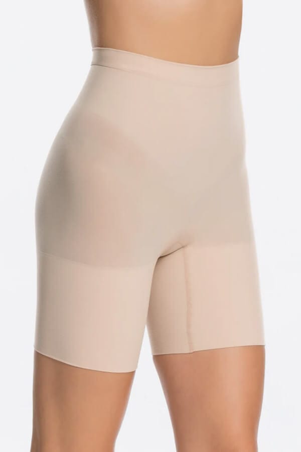 Spanx Power Short Shapewear soft nude side | MILK MONEY milkmoney.co | cute clothes for women. womens online clothing. trendy online clothing stores. womens casual clothing online. trendy clothes online. trendy women's clothing online. ladies online clothing stores. trendy women's clothing stores. cute female clothes.