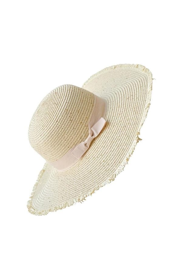 Sparkle Straw Floppy Hat | Women's Accessories | MILK MONEY — MILK MONEY