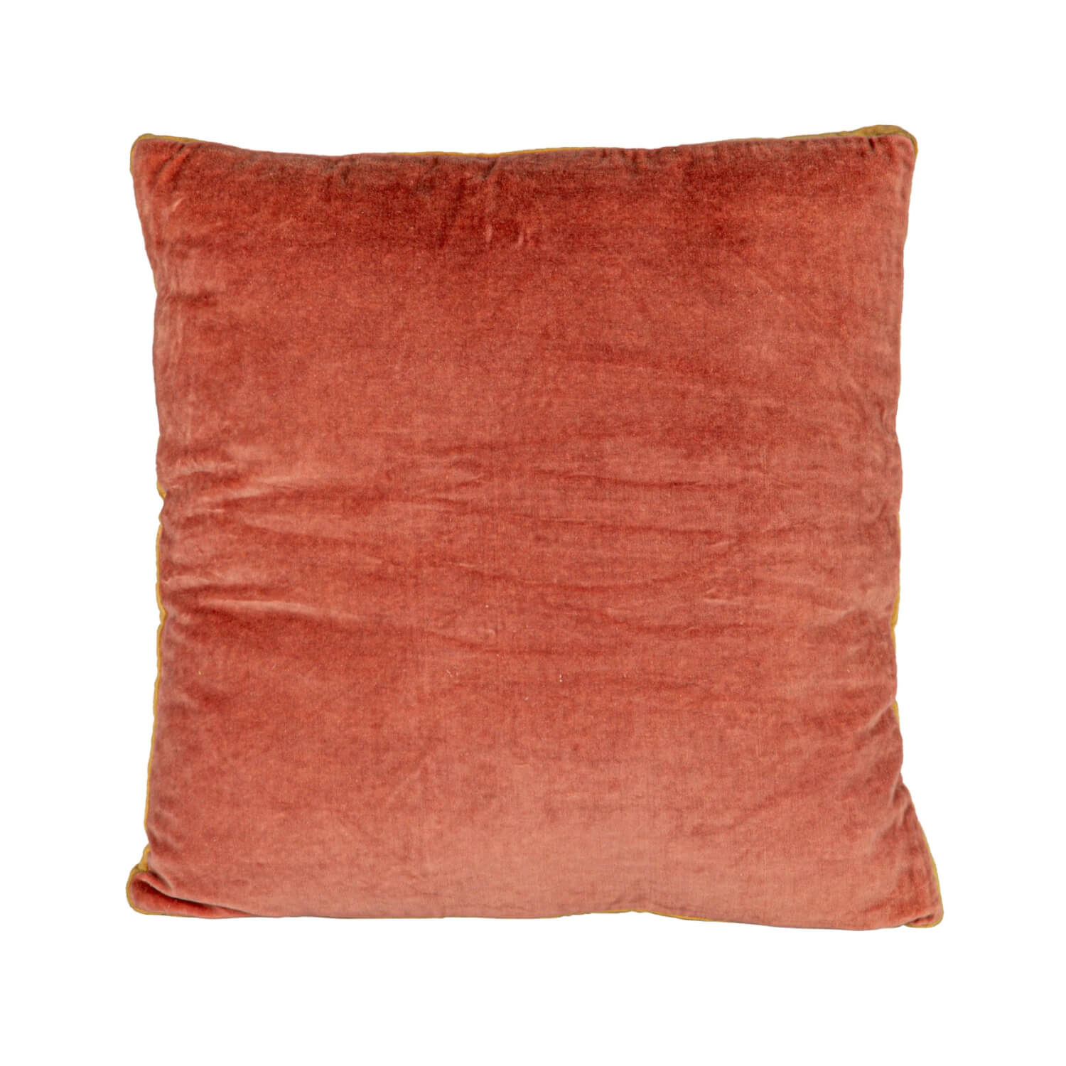 Square Cotton Velvet Throw Pillow pink front | MILK MONEY milkmoney.co | 	Home decor online, Modern home decor, Luxury home furnishings, Best home decor, Home accessories for sale, Living room furniture sets, Kitchen decor ideas, Wall art for home, Bathroom accessories, Vintage home decor, Minimalist home decor
