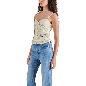 Steve Madden Blossom Top yellow side | MILK MONEY milkmoney.co | cute clothes for women. womens online clothing. trendy online clothing stores. womens casual clothing online. trendy clothes online. trendy women's clothing online. ladies online clothing stores. trendy women's clothing stores. cute female clothes.