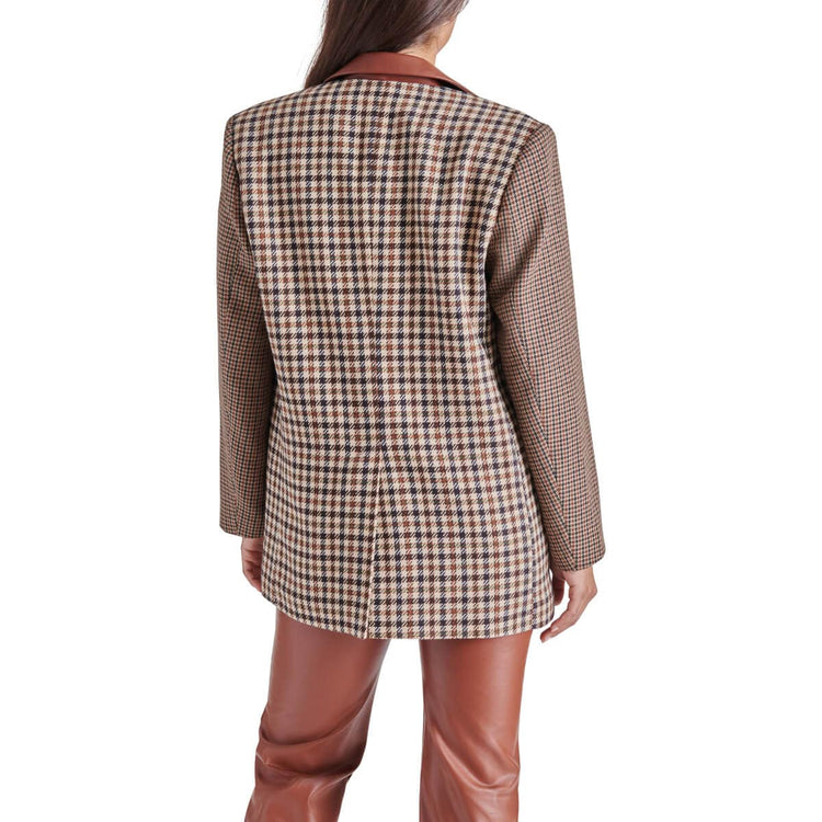 Steve Madden Carolina Blazer brown brown | MILK MONEY milkmoney.co | cute jackets for women. cute coats. cool jackets for women. stylish jackets for women. trendy jackets for women. trendy womens coats.