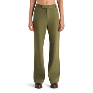 Steve Madden Devin Bootcut Pants olive front | MILK MONEY milkmoney.co | cute clothes for women. womens online clothing. trendy online clothing stores. womens casual clothing online. trendy clothes online. trendy women's clothing online. ladies online clothing stores. trendy women's clothing stores. cute female clothes.