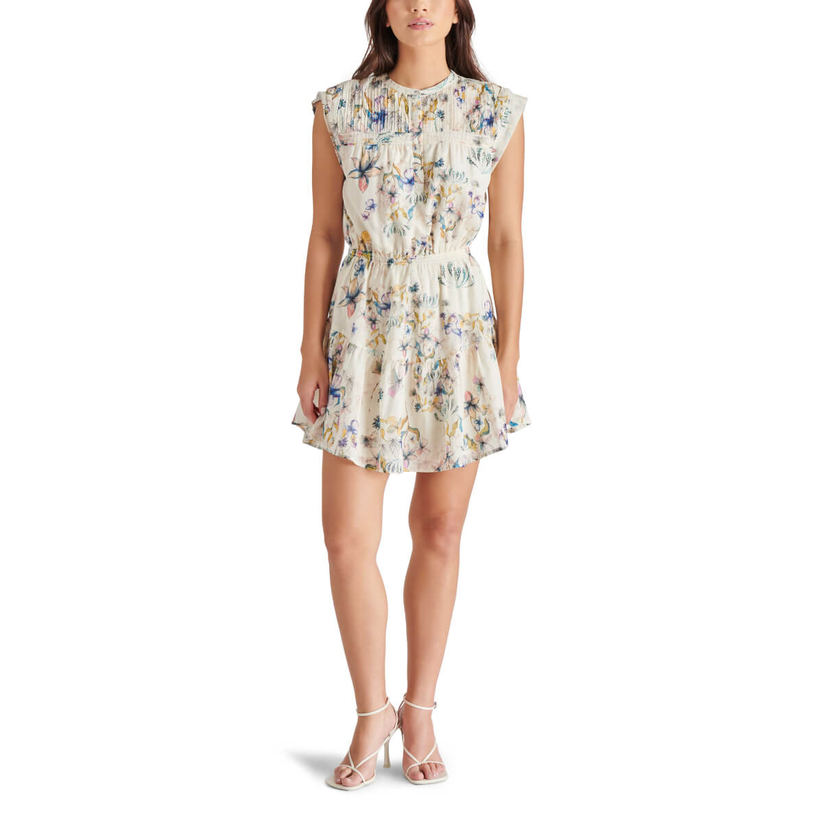 Floral cotton minidress