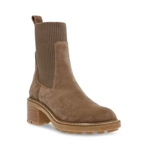 Steve Madden Kiley Platform Bootie taupe front  | MILK MONEY milkmoney.co | cute shoes for women. ladies shoes. nice shoes for women. footwear for women. ladies shoes online. ladies footwear. womens shoes and boots. pretty shoes for women. beautiful shoes for women.